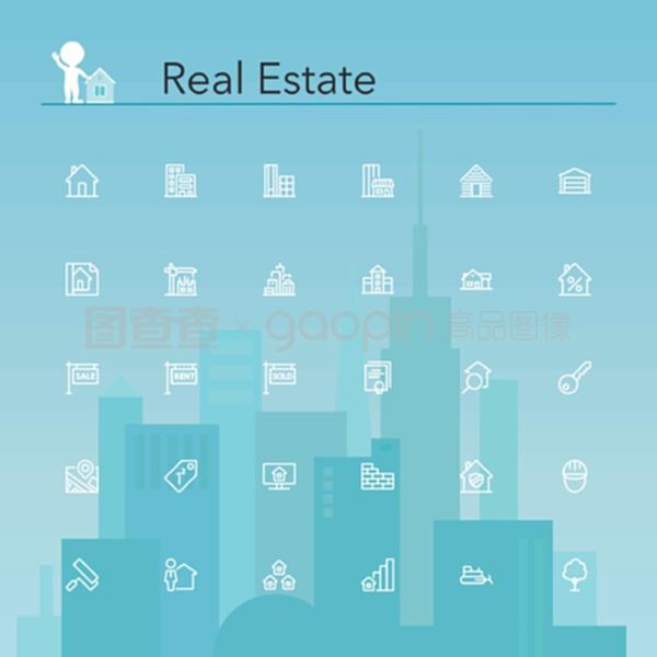 房地產(chǎn)項目圖標(biāo)
